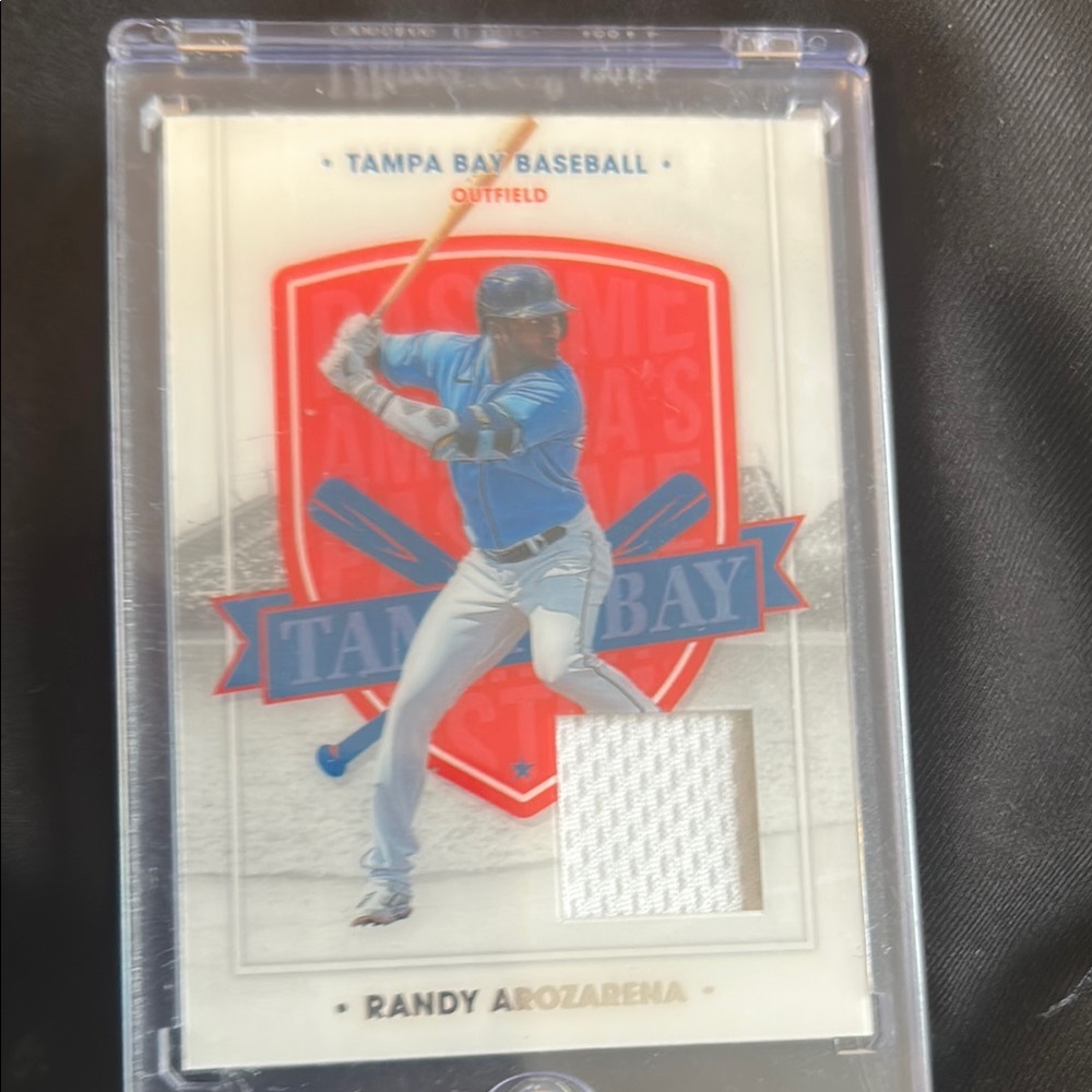 Randy Arozerena Baseball Card with Jersey Patch